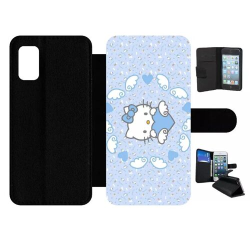 Etui À Rabat Pour Galaxy A41 - Hello Kitty Sweet Dream - Simili-Cuir - Noir