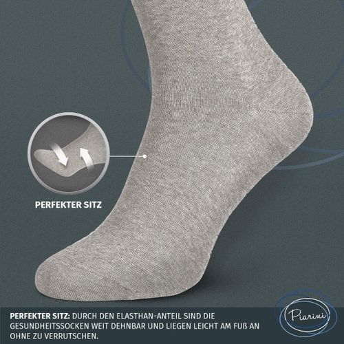 Kalanka-Lot De 3 Paires De Chaussettes Pour Homme Sans Élastique