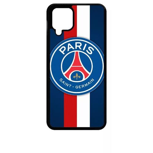 Coque Pour Galaxy A12 - Psg Paris Saint Germain Bleu Blanc Rouge - Noir