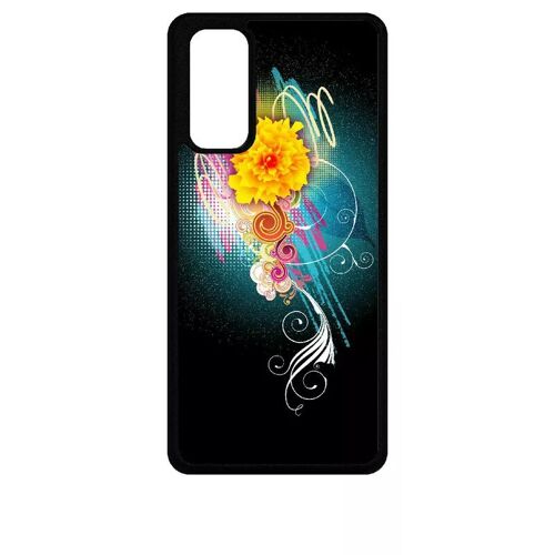 Coque Pour Galaxy S20 Fe - Flower Vector Designs - Noir