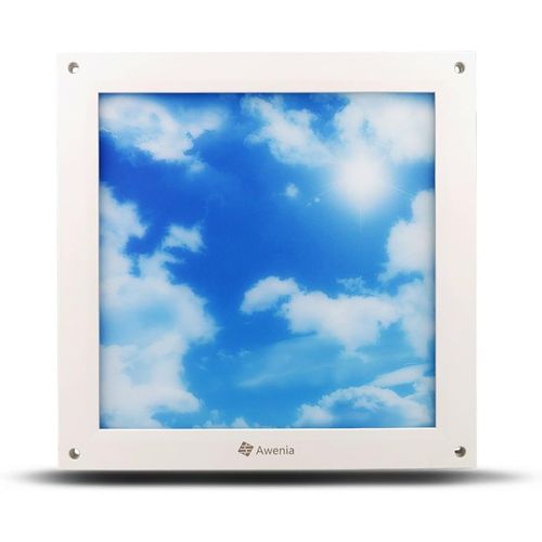 Plafonnier Led Panneau Led 18w,Lampe Plafond 1200lm Blanc Froid 6500k,11.81 * 11.81 In,Equivalence Incandescence 80w,Pour Chambre Salon Salle De Bain Hall Couloir Balcon Bureau