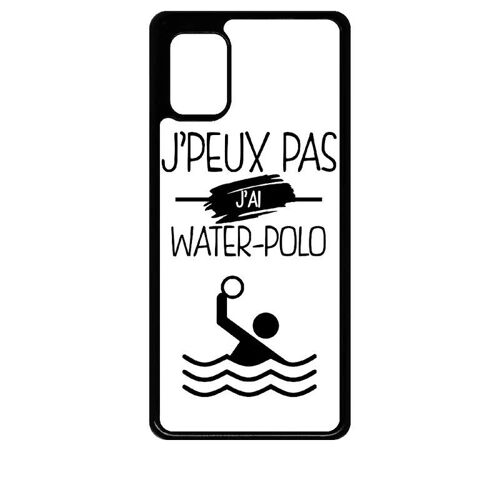 Coque Pour Galaxy A31 - J Peux Pas J Ai Water Polo 1 - Noir