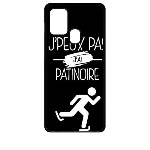 Coque Pour Galaxy A21s - J Peux Pas J Ai Patinoire 2 - Noir