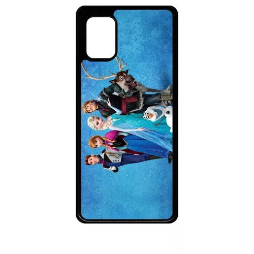 Coque Pour Galaxy A31 - Frozen Reine Des Neiges - Noir
