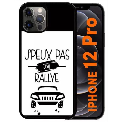 Coque Pour Iphone 12 Pro - J Peux Pas J Ai Rallye 1 - Noir