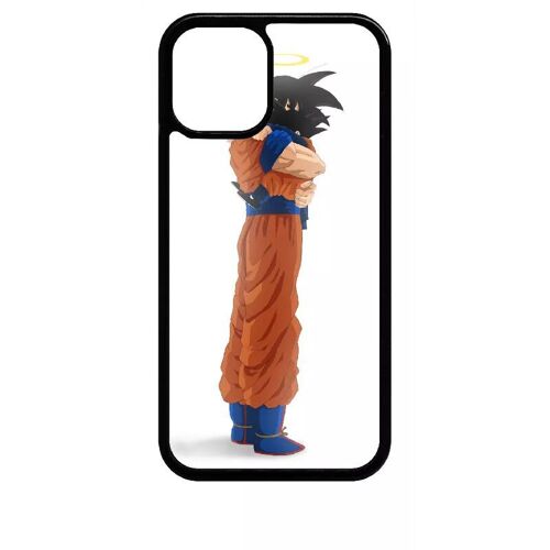 Coque Pour Iphone 12 Mini - Dbz Sangoku Ange Prend Soin De Ta Mère - Noir