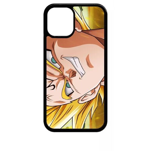 Coque Pour Iphone 12 Mini - Dbz Majin Vegeta Super Sayen - Noir