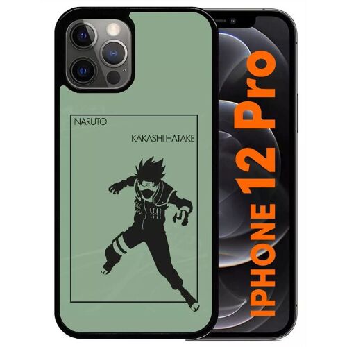 Coque Pour Iphone 12 Pro - Naruto Kakashi Hatake - Noir