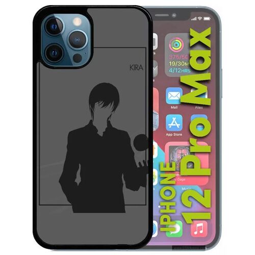 Coque Pour Iphone 12 Pro Max - Death Note Kira - Noir