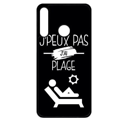 Coque Pour Huawei P40 Lite-E - J Peux Pas J Ai Plage 2 - Noir
