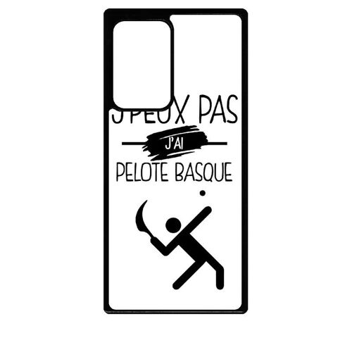 Coque Pour Galaxy Note 20 5g Ultra - J Peux Pas J Ai Pelote Basque 1 - Noir