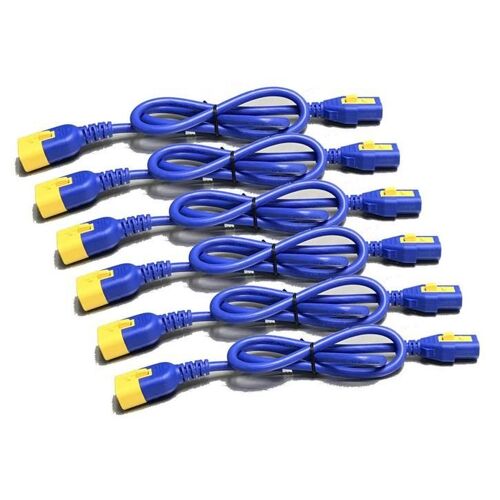 APC AP8000 - Câble d'alimentation - power IEC 60320 C13 pour IEC 60320 C14 - 10 A - 1.83 m - bleu - Mondial - pour P/N: SCL500RMI1U, SCL500RMI1UC, SCL500RMI1UNC, SMTL1500RMI3UC, SMTL750RMI2UC...