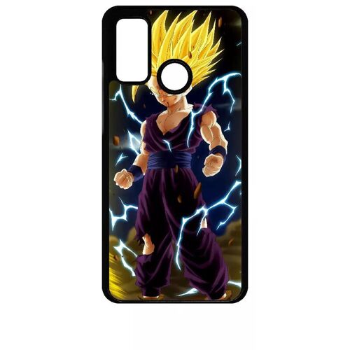 Coque Pour Huawei P Smart 2020 - Dbz Songohan Super Sayan 2 Face À Cell - Noir