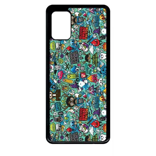 Coque Pour Galaxy A51 - Pop Art Retro - Noir