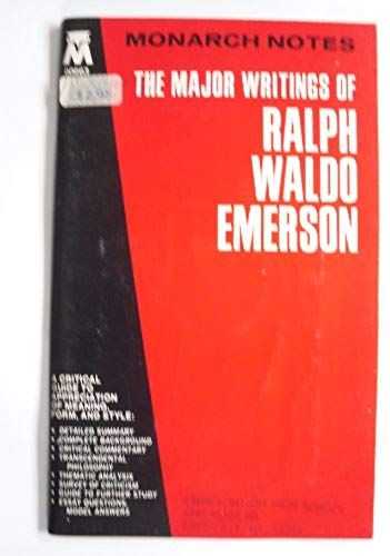 Major Writings Of Ralph Waldo Emerson