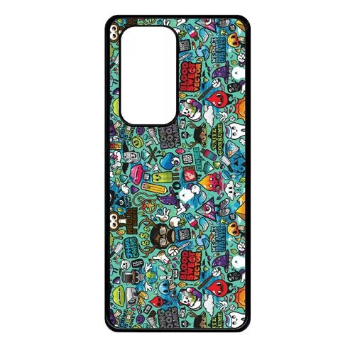 Coque Pour Huawei P40 Pro - Pop Art Retro - Noir