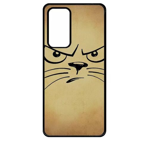 Coque Pour Huawei P40 - Smiley Chat - Noir