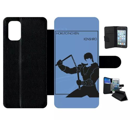 Etui À Rabat Pour Galaxy A71 - Hokuto No Ken Kenshiro - Simili-Cuir - Noir