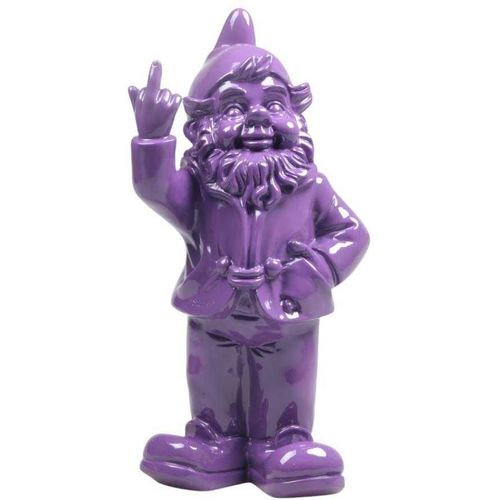 Nain De Jardin En Résine F*Ck 16 X 12 X 32 Cm