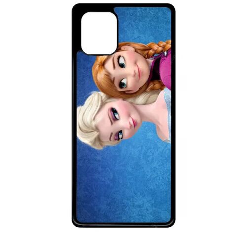 Coque Pour Galaxy Note 10 Lite - Frozen Reine Des Neiges Anna Vs Elsa - Noir