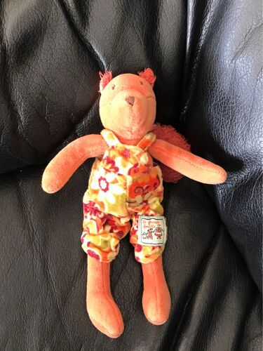 Doudou Arsène Écureuil Moulin Roty La Grande Famille Orange 22 Cm