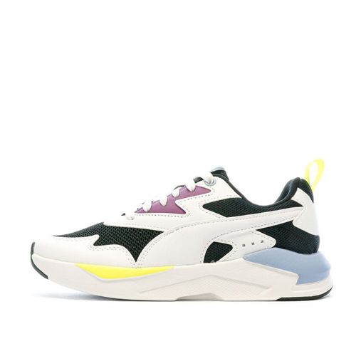 Baskets Blanches/jaune/noir Homme Puma X-ray Lite