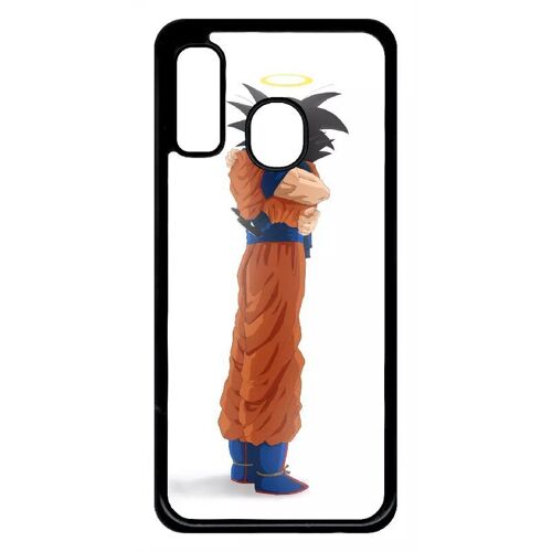 Coque Pour Galaxy A40 - Dbz Sangoku Ange Prend Soin De Ta Mère - Noir