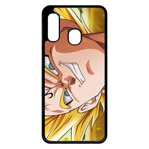 Coque Pour Galaxy A20e - Dbz Majin Vegeta Super Sayen - Noir