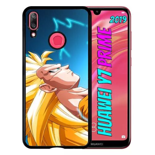 Coque Pour Huawei Y7 Prime 2019 - Dbz Gohan Concentration D'un Super Saiyan - Noir