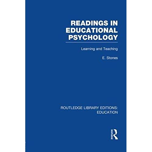 Stones, E: Readings In Educational Psychology