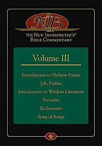 The New Interpreter's(R) Bible Commentary Volume Iii