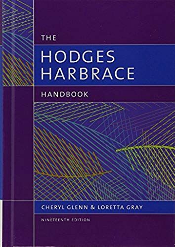 The Hodges Harbrace Handbook (With 2016 Mla Update Card)