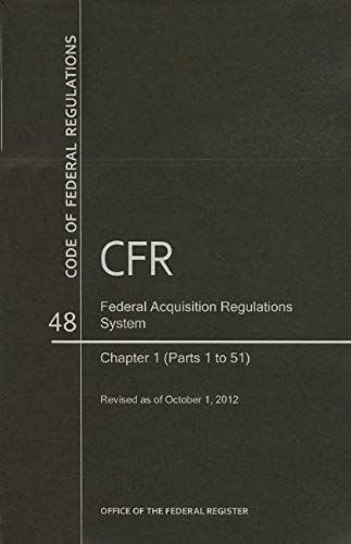 Cfr 48 Federal Acquisi-Pt01-51