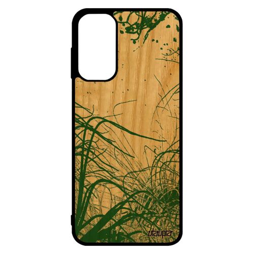 Coque Silicone Samsung M13 Bois Fonds Marins Smartphone Vert Frêne De Protection Telephone Plantes Marines Plongée Unique Mer Galaxy
