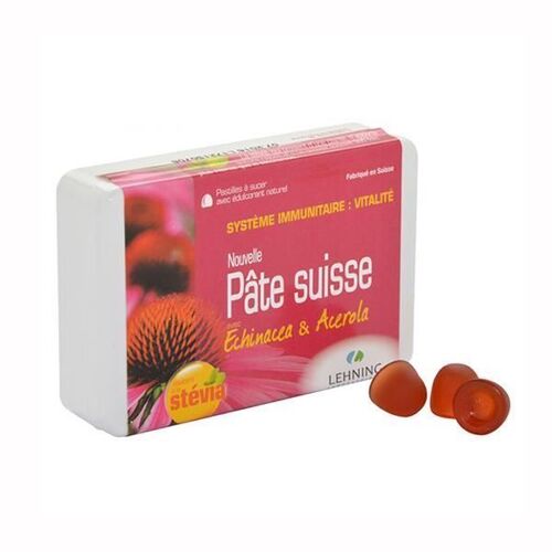Lehning Hiver Pâte Suisse Echinacée Et Acérola 40 Gommes 