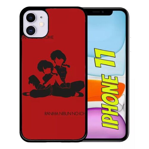 Coque Pour Iphone 11 - Ranma - Noir