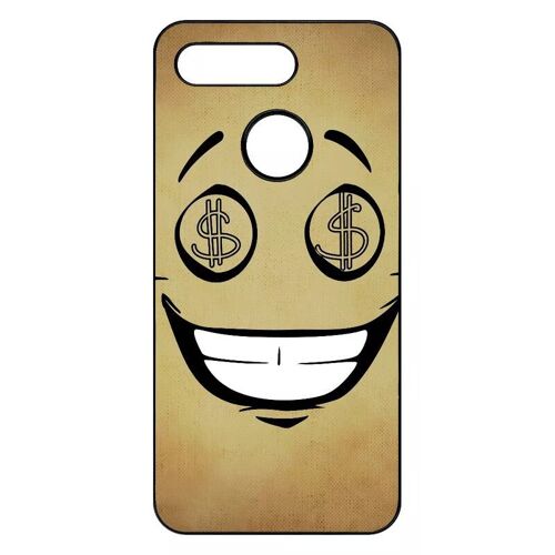 Coque Pour Honor View 20 - Smiley Cupide Dollars - Noir