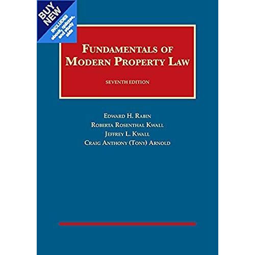 Rabin, E:  Fundamentals Of Modern Property Law - Casebookplu