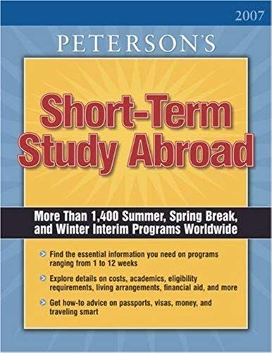 Short Term Study Programs Abroad 2007