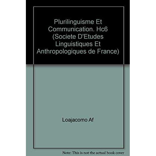 Plurilinguisme Et Communication