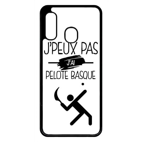 Coque Pour Galaxy A20e - J Peux Pas J Ai Pelote Basque 1 - Noir