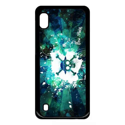 Coque Pour Galaxy A10 - Manga One Piece Tete De Mort - Noir
