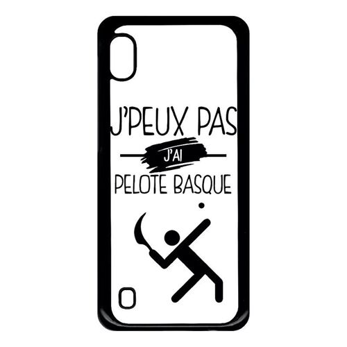 Coque Pour Galaxy A10 - J Peux Pas J Ai Pelote Basque 1 - Noir