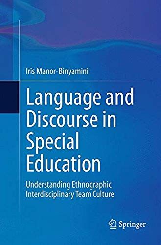 Language And Discourse In Special Education