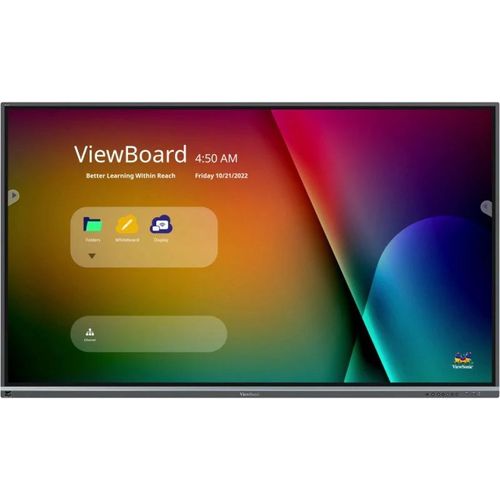 ViewSonic ViewBoard IFP6550-5F - 65" 50-5F Series écran LCD rétro-éclairé par LED - interactive - avec écran tactile (multi-touch) / capacité PC en option (slot-in) - 4K UHD...