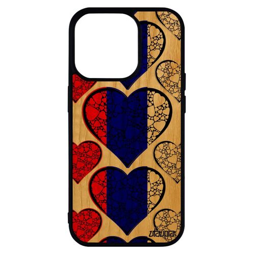 Coque Bois Pour Iphone 14 Pro Silicone Drapeau Russie Russe Coupe Du Monde Football Basket Cover Antichoc Housse 128 Go Mobile