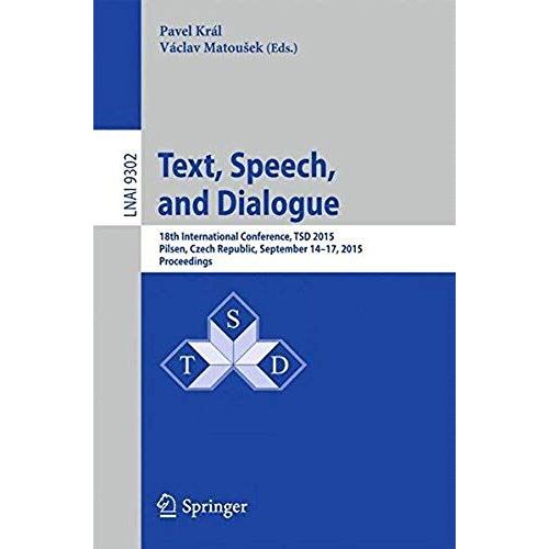 Text, Speech, And Dialogue
