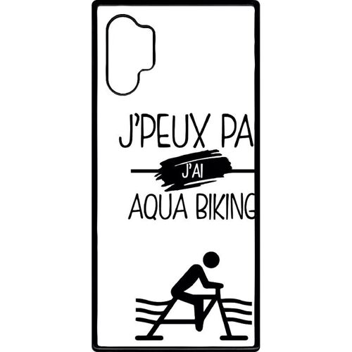 Coque Pour Galaxy Note 10+ - J Peux Pas J Ai Aqua Biking 1 - Noir