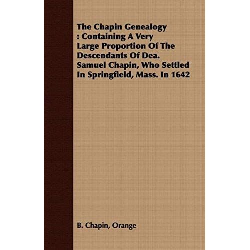 The Chapin Genealogy