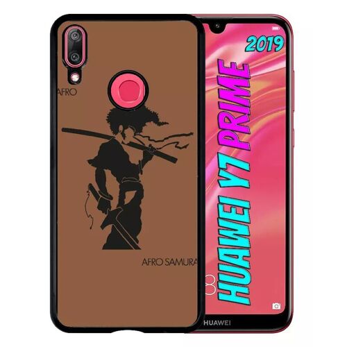 Coque Pour Huawei Y7 Prime 2019 - Afro Afro Samurai - Noir